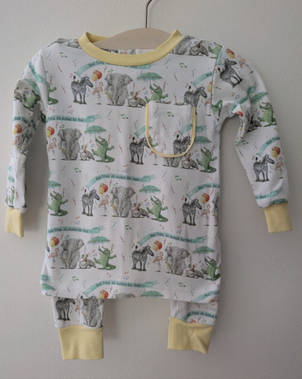 Nola Tawk Organic Animal Print Pj's ~ Sz 18 mo